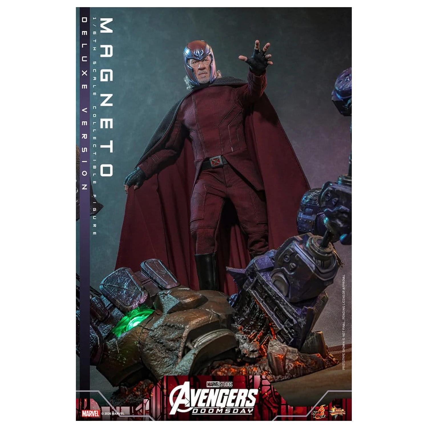 Avengers: Doomsday Movie Masterpiece figurina de actiune 1/6 Magneto (Deluxe Version) 30 cm poza produsului