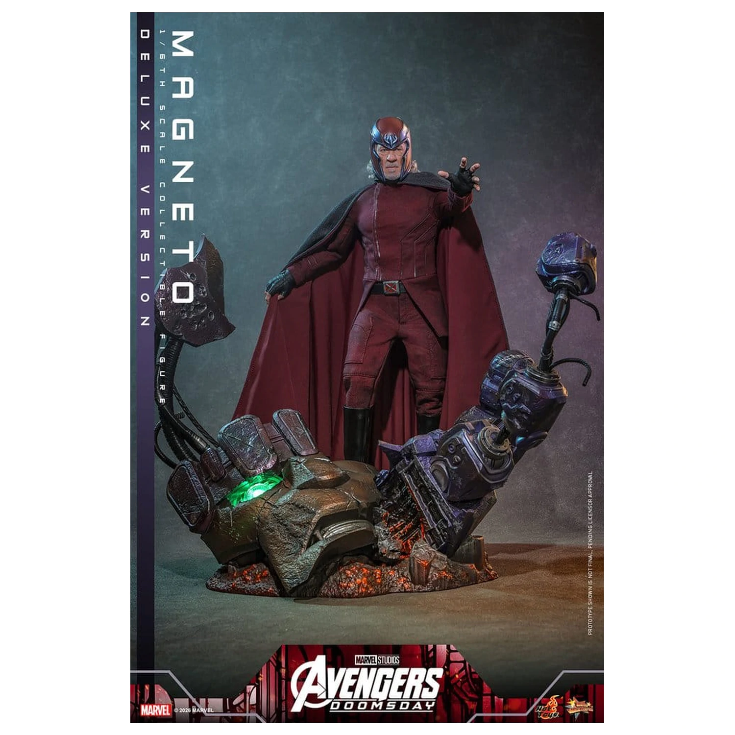 Avengers: Doomsday Movie Masterpiece figurina de actiune 1/6 Magneto (Deluxe Version) 30 cm poza produsului