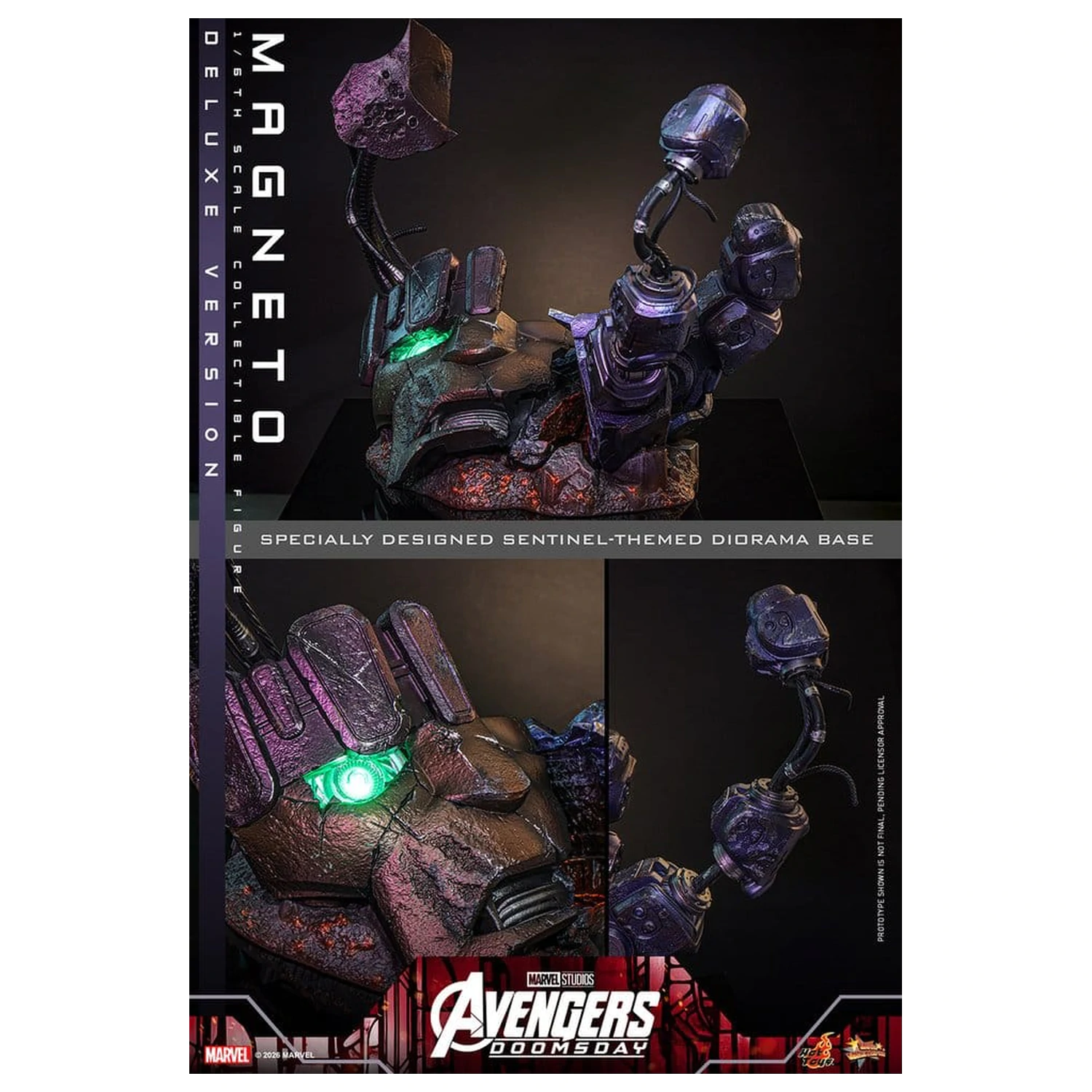 Avengers: Doomsday Movie Masterpiece figurina de actiune 1/6 Magneto (Deluxe Version) 30 cm poza produsului
