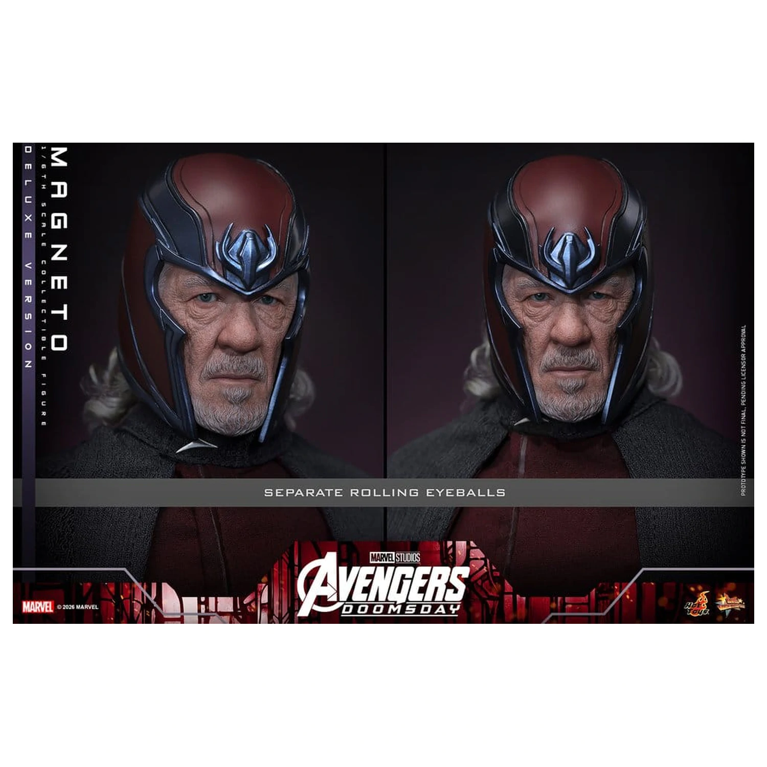 Avengers: Doomsday Movie Masterpiece figurina de actiune 1/6 Magneto (Deluxe Version) 30 cm poza produsului