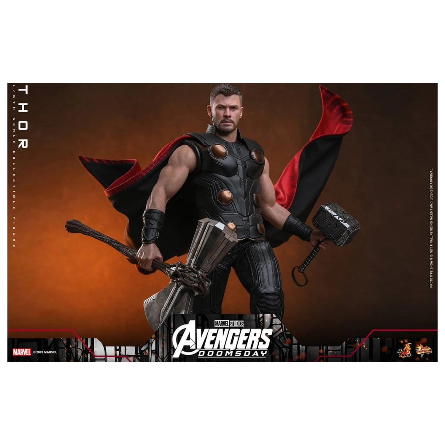 Avengers: Doomsday Movie Masterpiece figurina de actiune 1/6 Thor 32 cm poza produsului
