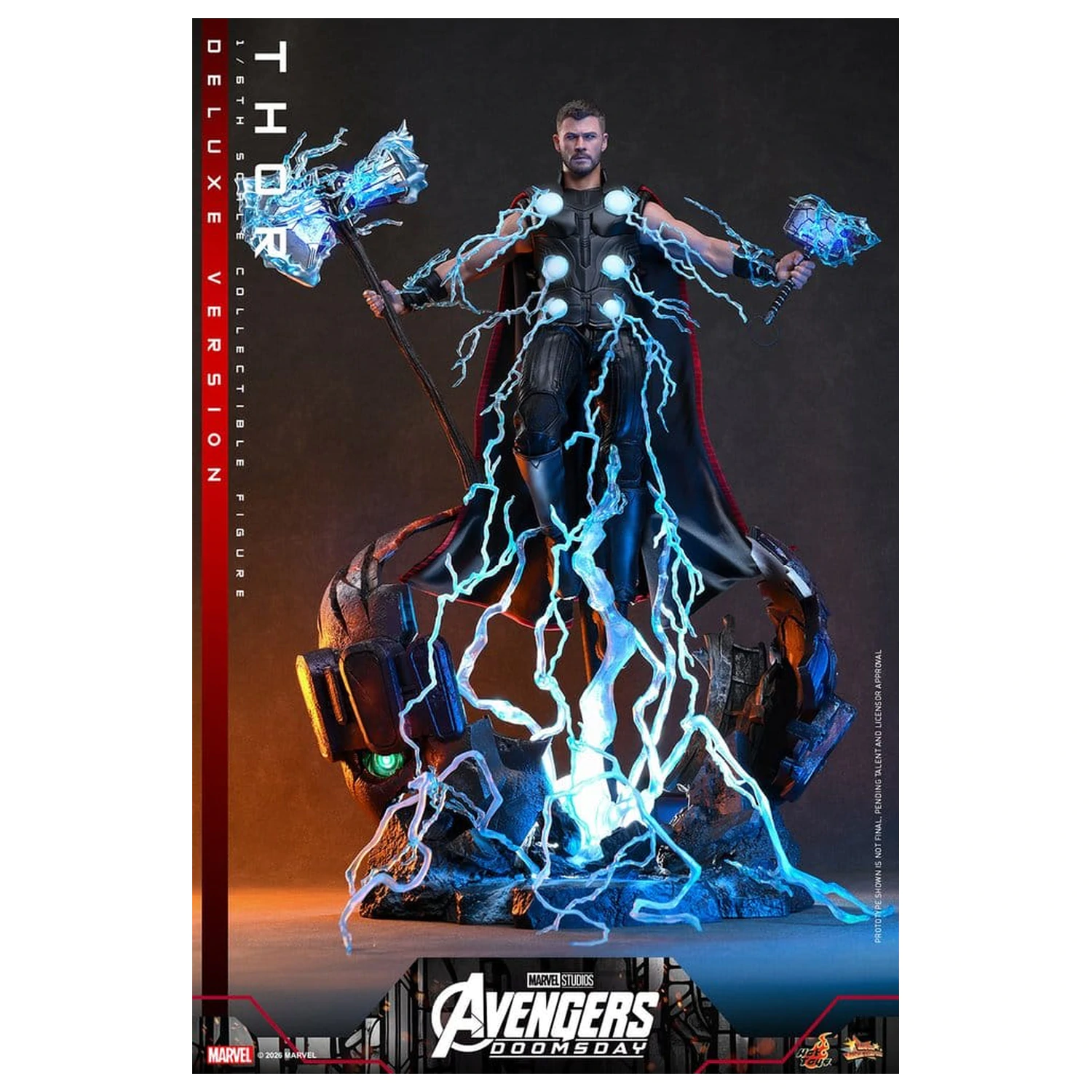 Avengers: Doomsday Movie Masterpiece figurina de actiune 1/6 Thor (Deluxe Version) 32 cm poza produsului