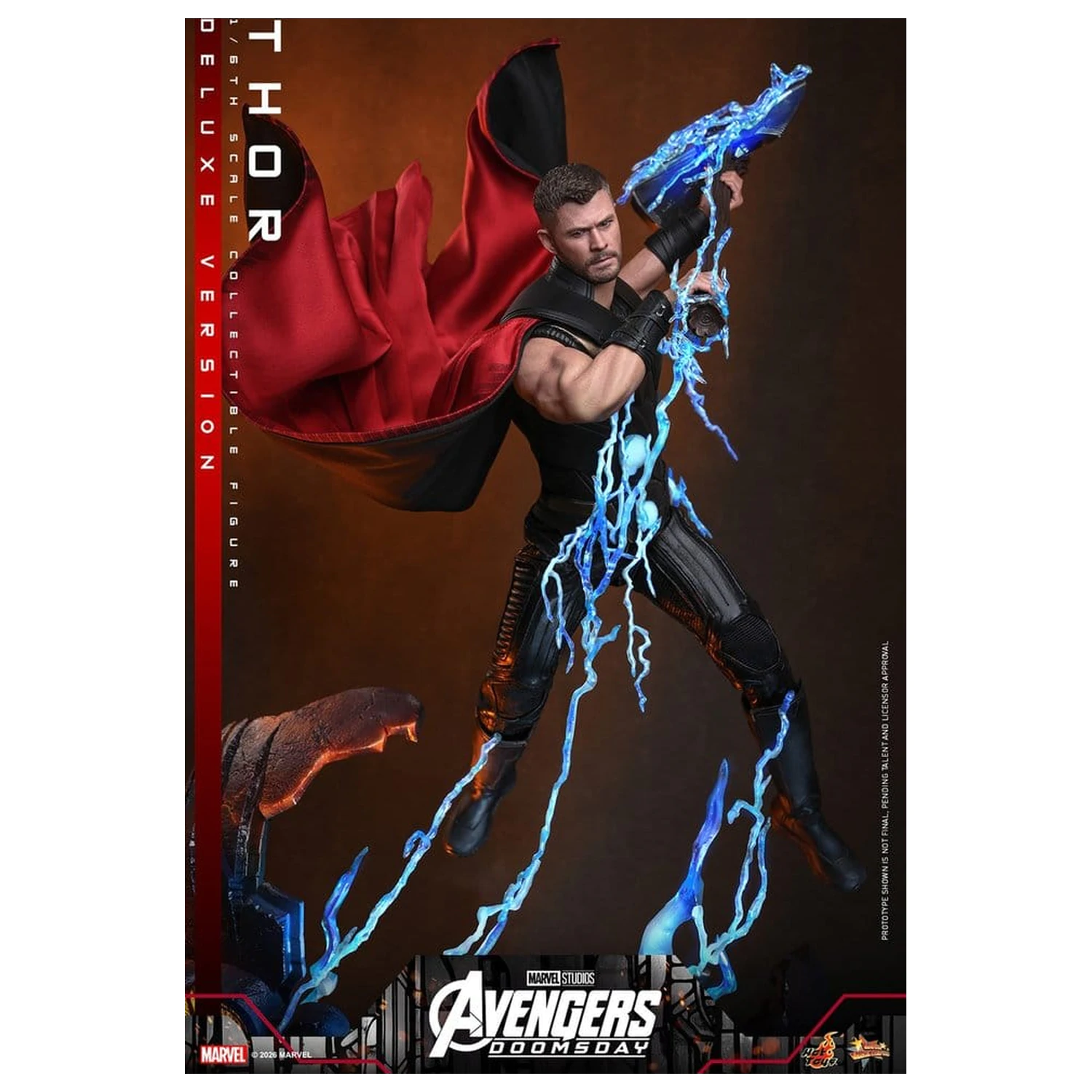 Avengers: Doomsday Movie Masterpiece figurina de actiune 1/6 Thor (Deluxe Version) 32 cm poza produsului