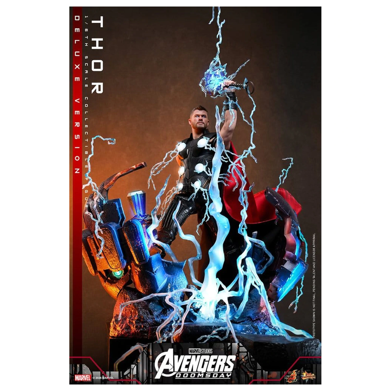 Avengers: Doomsday Movie Masterpiece figurina de actiune 1/6 Thor (Deluxe Version) 32 cm poza produsului