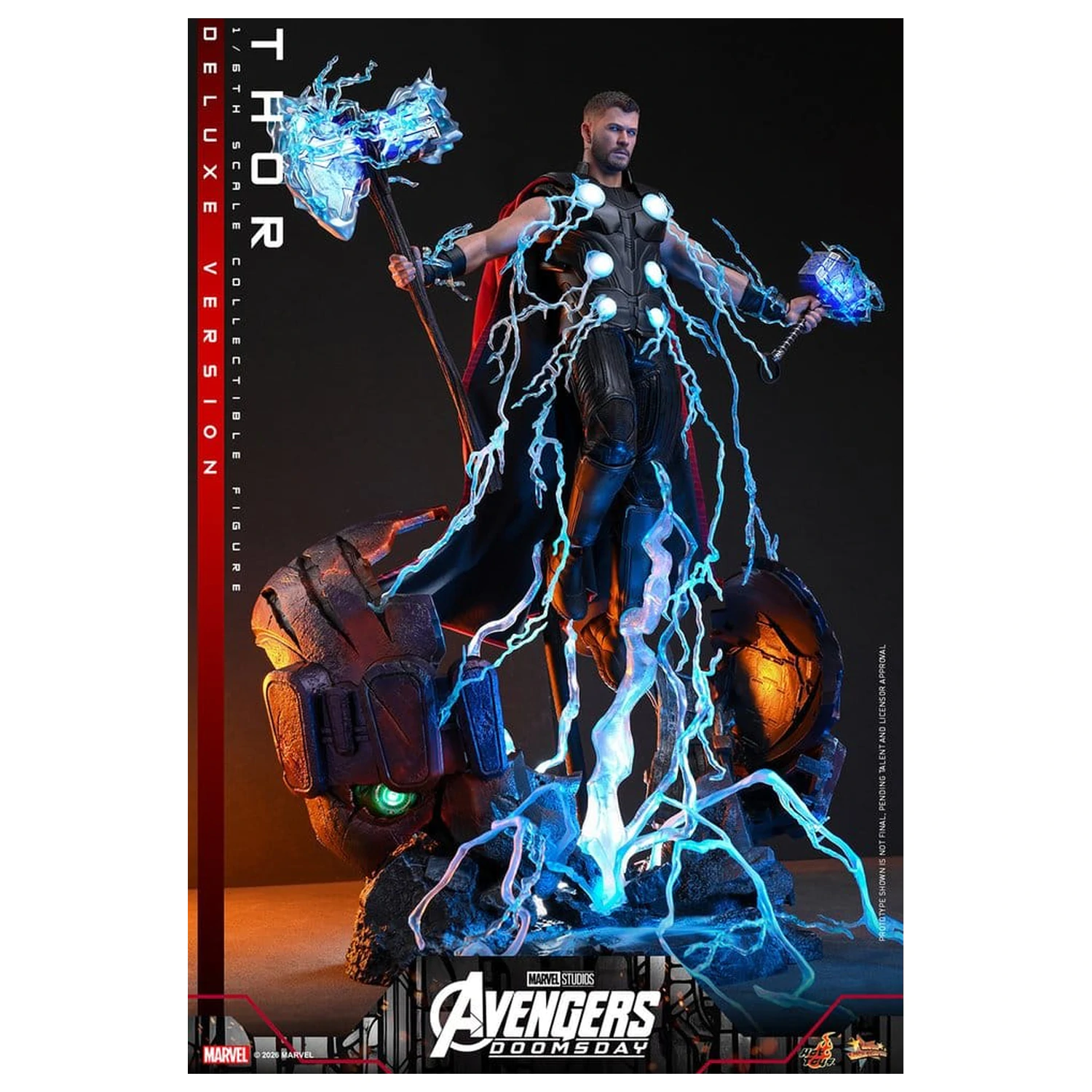 Avengers: Doomsday Movie Masterpiece figurina de actiune 1/6 Thor (Deluxe Version) 32 cm poza produsului