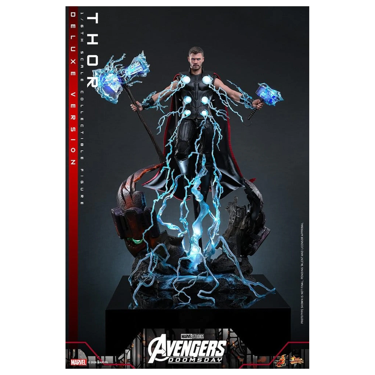Avengers: Doomsday Movie Masterpiece figurina de actiune 1/6 Thor (Deluxe Version) 32 cm poza produsului