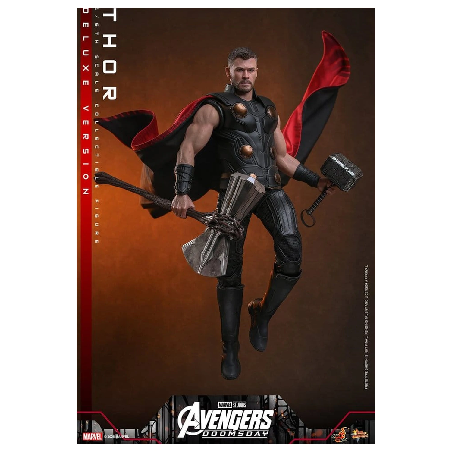 Avengers: Doomsday Movie Masterpiece figurina de actiune 1/6 Thor (Deluxe Version) 32 cm poza produsului