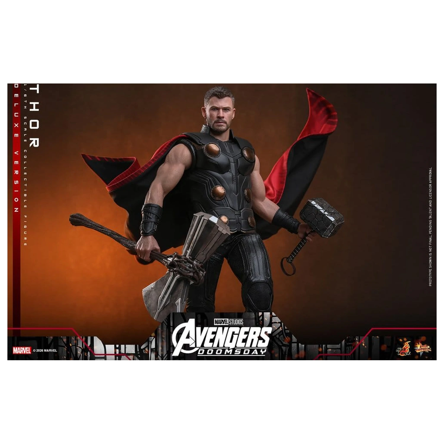Avengers: Doomsday Movie Masterpiece figurina de actiune 1/6 Thor (Deluxe Version) 32 cm poza produsului