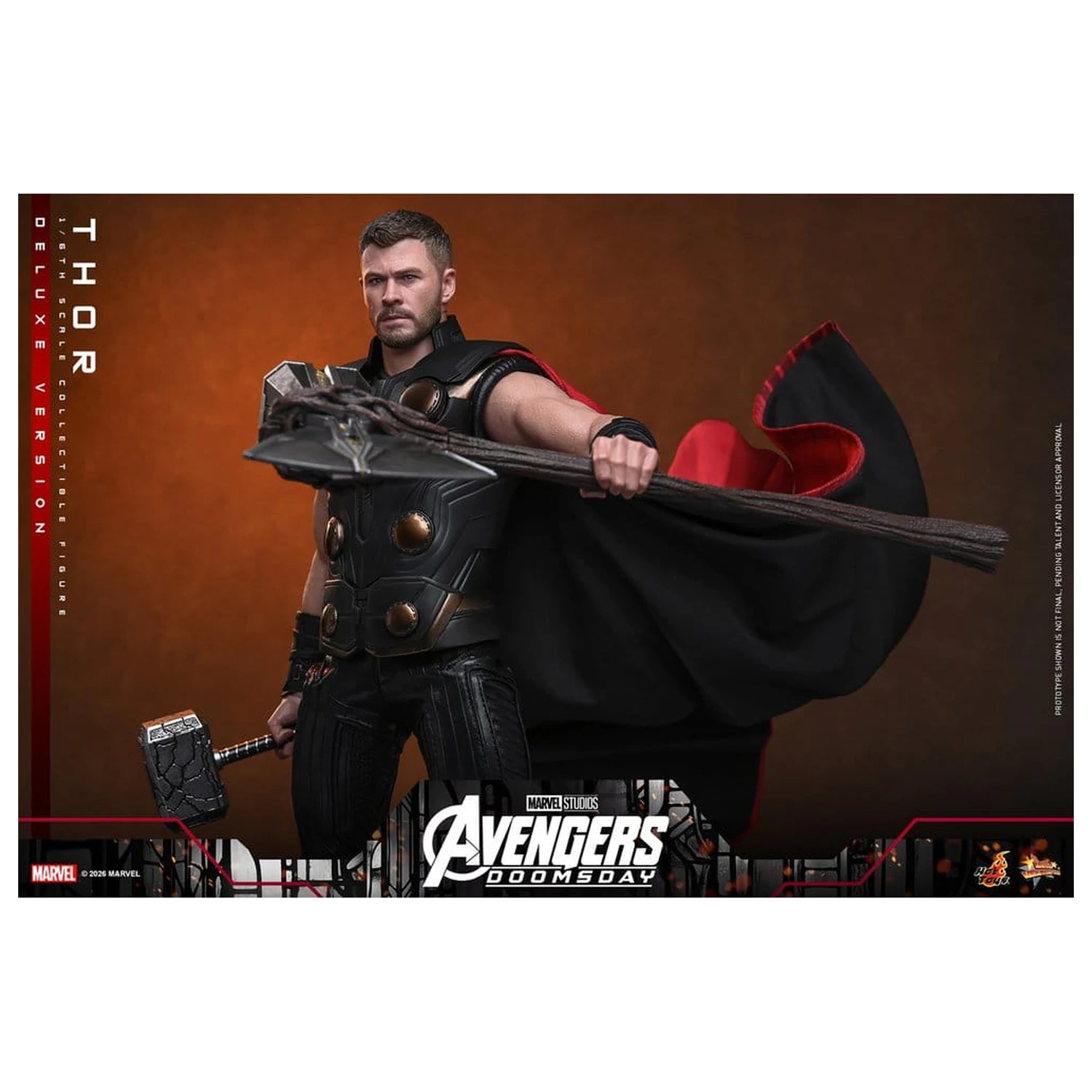 Avengers: Doomsday Movie Masterpiece figurina de actiune 1/6 Thor (Deluxe Version) 32 cm poza produsului