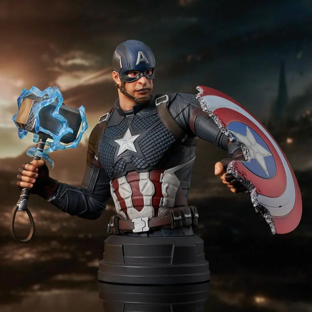 Avengers: Endgame BUST 1/6 Captain America 15 cm poza produsului