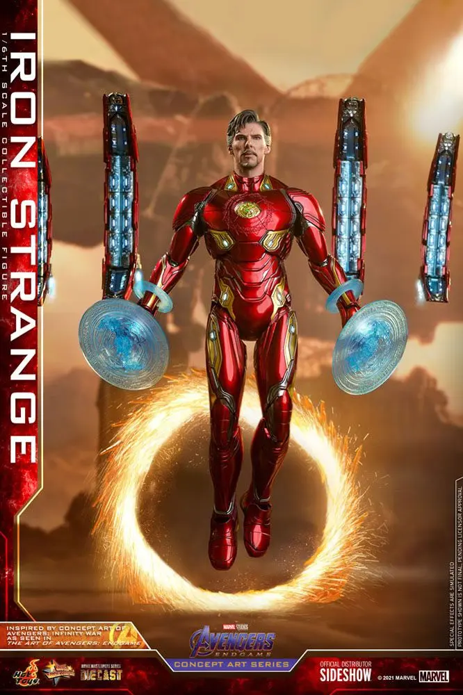 Avengers: Endgame Concept Art Series figurină de acțiune PVC 1/6 Iron Strange 32 cm poza produsului