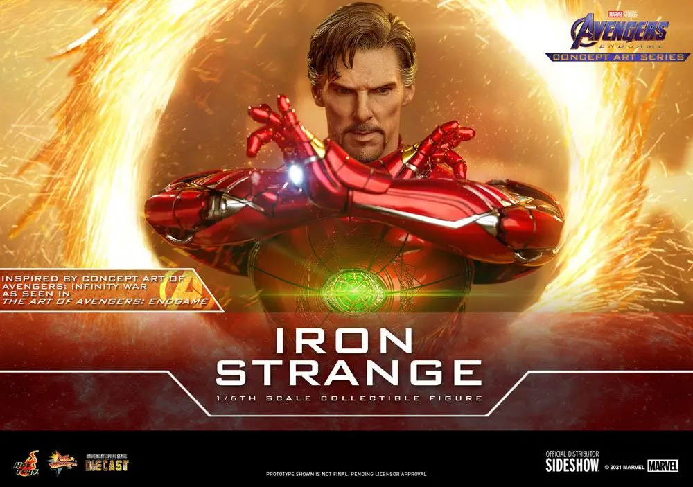 Avengers: Endgame Concept Art Series figurină de acțiune PVC 1/6 Iron Strange 32 cm poza produsului