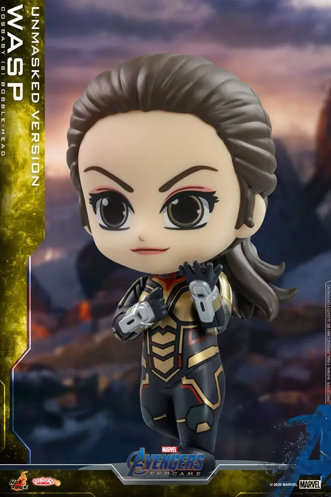 Avengers: Endgame Cosbaby (S) Figurina Mini The Wasp (Versiunea Fără Mască) 10 cm poza produsului