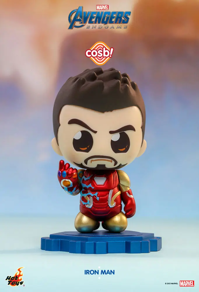 Avengers: Endgame Cosbi Figurina Mini Iron Man Mark 85 (Battle) 8 cm poza produsului