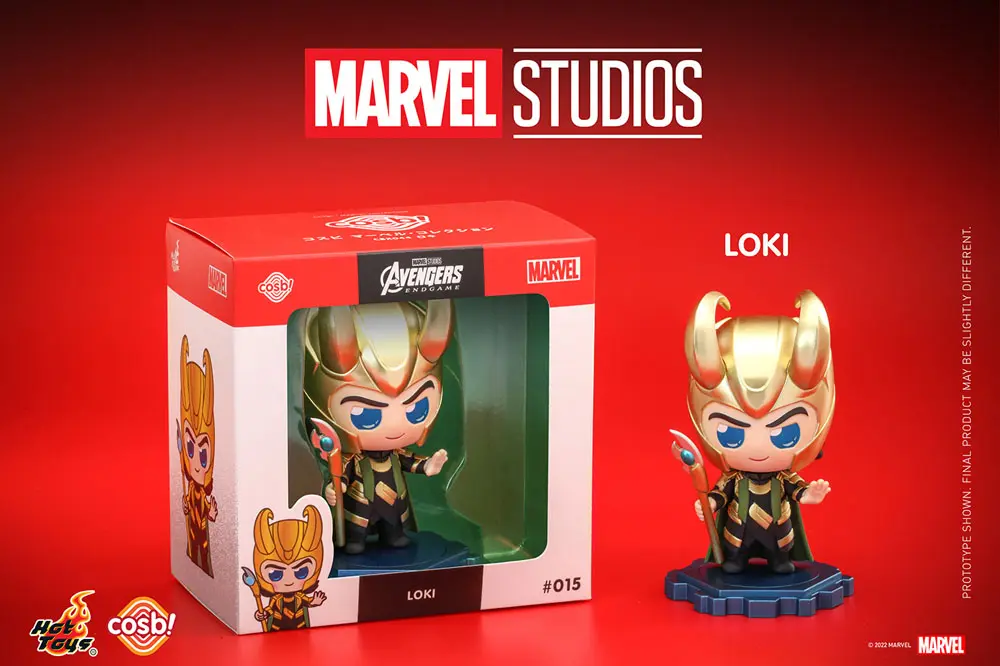 Avengers: Endgame Cosbi Mini Figurina Loki 8 cm poza produsului