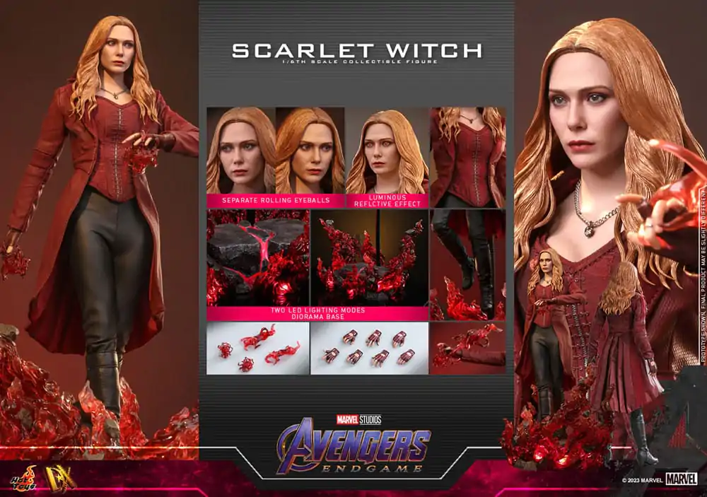Avengers: Endgame DX Figurina de acțiune 1/6 Scarlet Witch 28 cm poza produsului