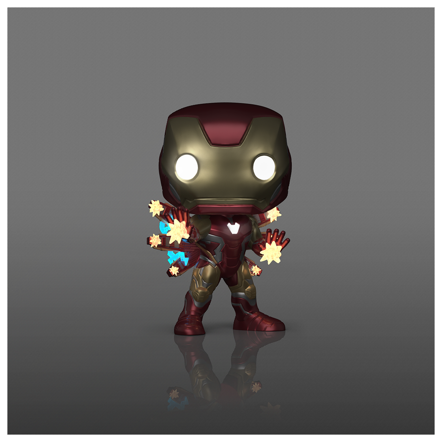 Avengers: Endgame Funko POP! Plus figurina de vinil Iron Man Beams (GW) 9 cm poza produsului