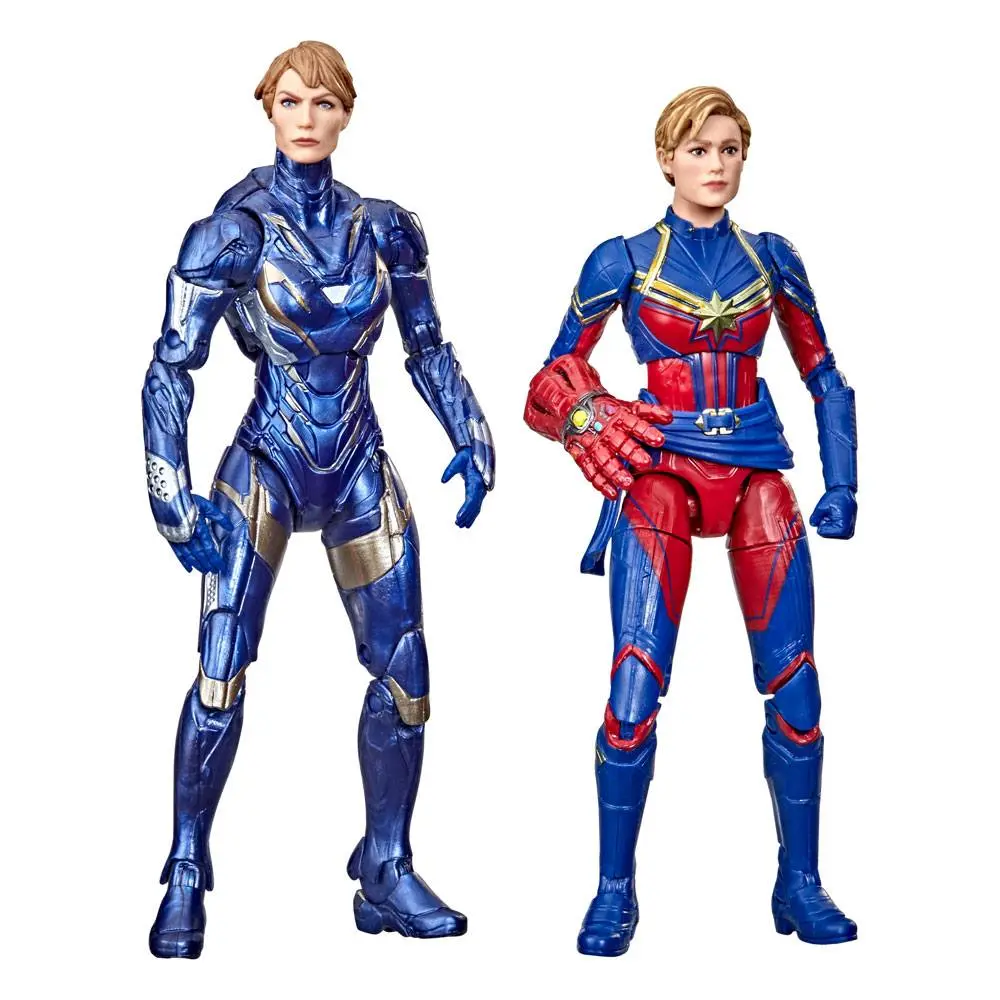 Avengers: Endgame Marvel Legends Figurina de acțiune 2021 Captain Marvel & Rescue Armor 15 cm poza produsului