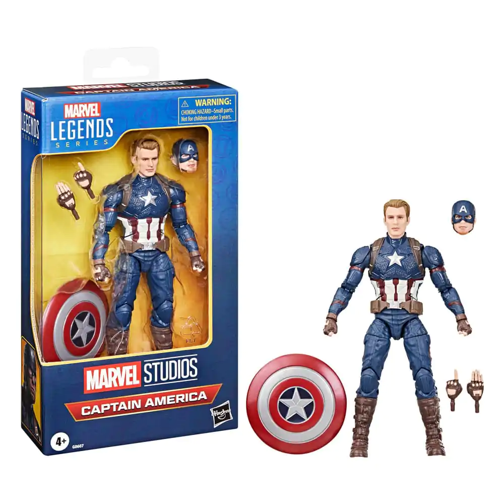 Avengers: Endgame Marvel Legends Figurina de acțiune Căpitanul America 15 cm poza produsului