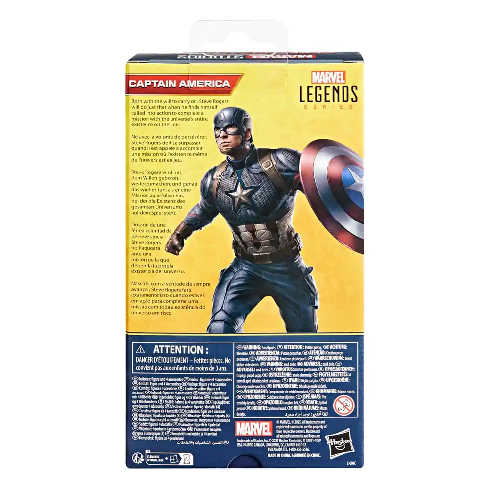 Avengers: Endgame Marvel Legends Figurina de acțiune Căpitanul America 15 cm poza produsului