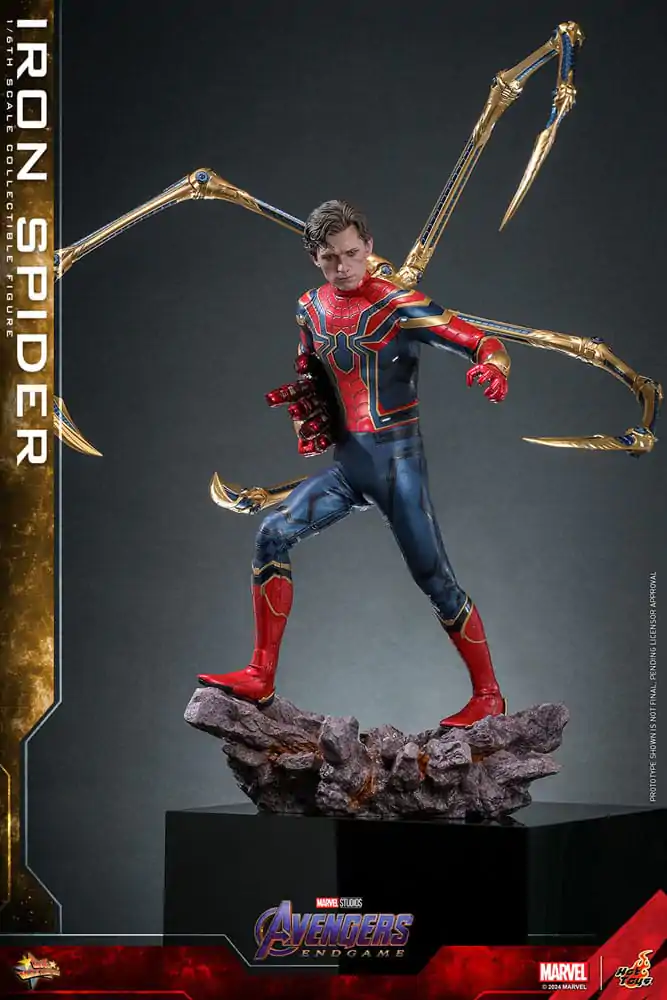 Avengers: Endgame Movie Masterpiece figurină de acțiune 1/6 Iron Spider 28 cm poza produsului