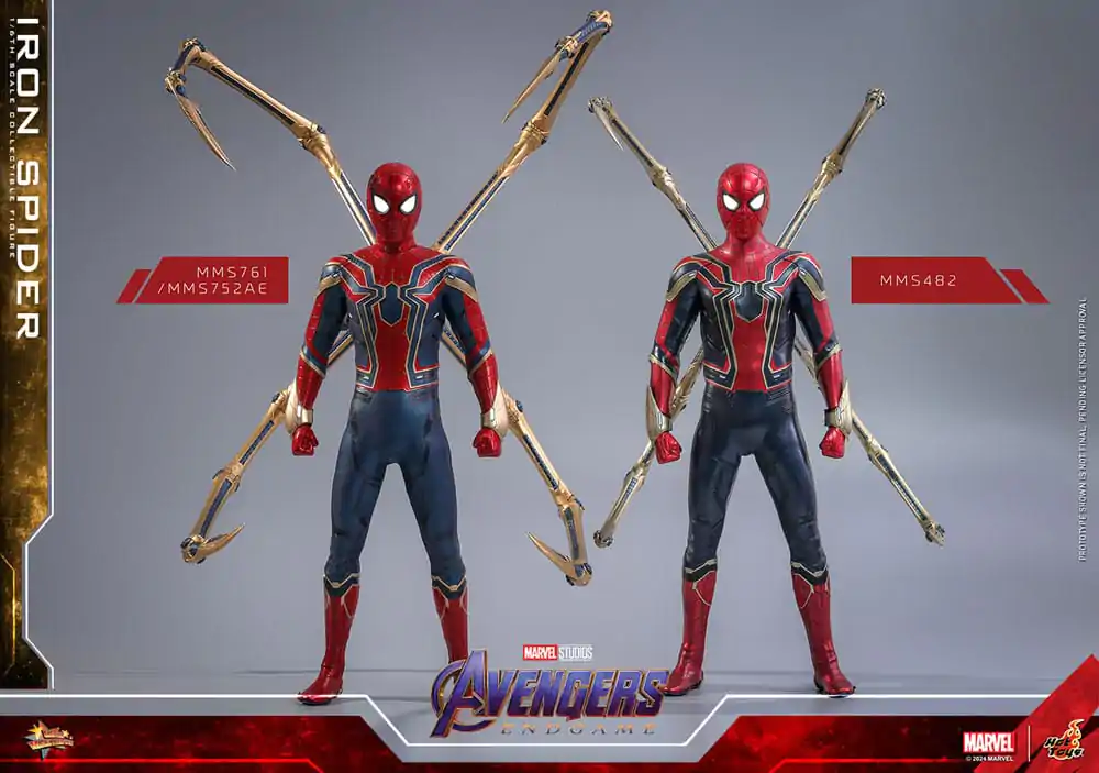 Avengers: Endgame Movie Masterpiece figurină de acțiune 1/6 Iron Spider 28 cm poza produsului