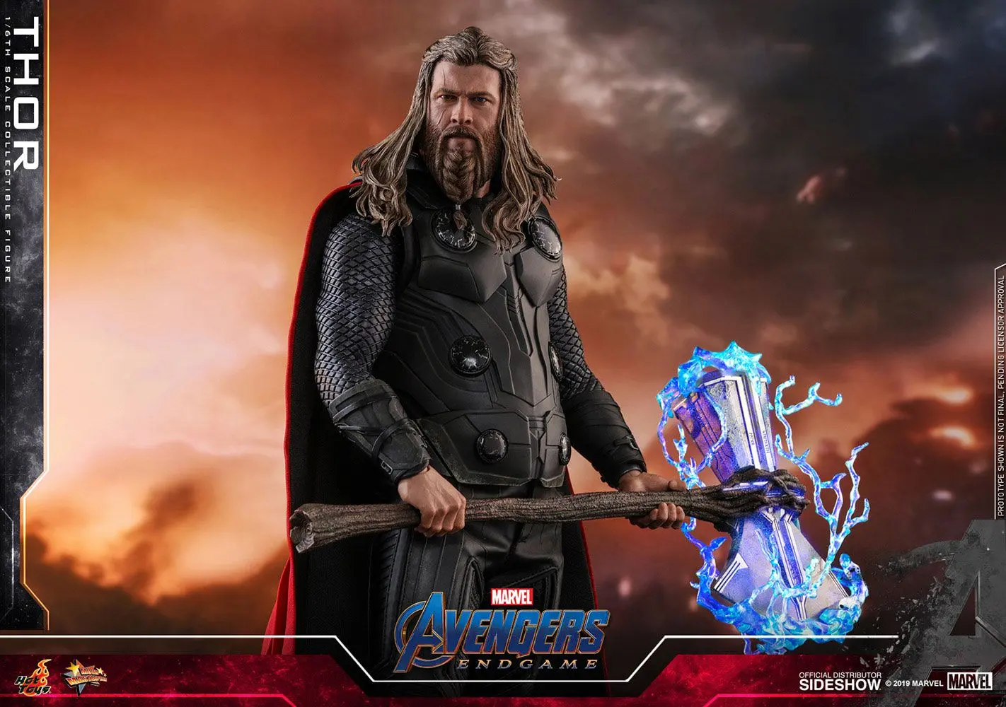Avengers: Endgame Movie Masterpiece figurina de actiune 1/6 Thor 32 cm poza produsului