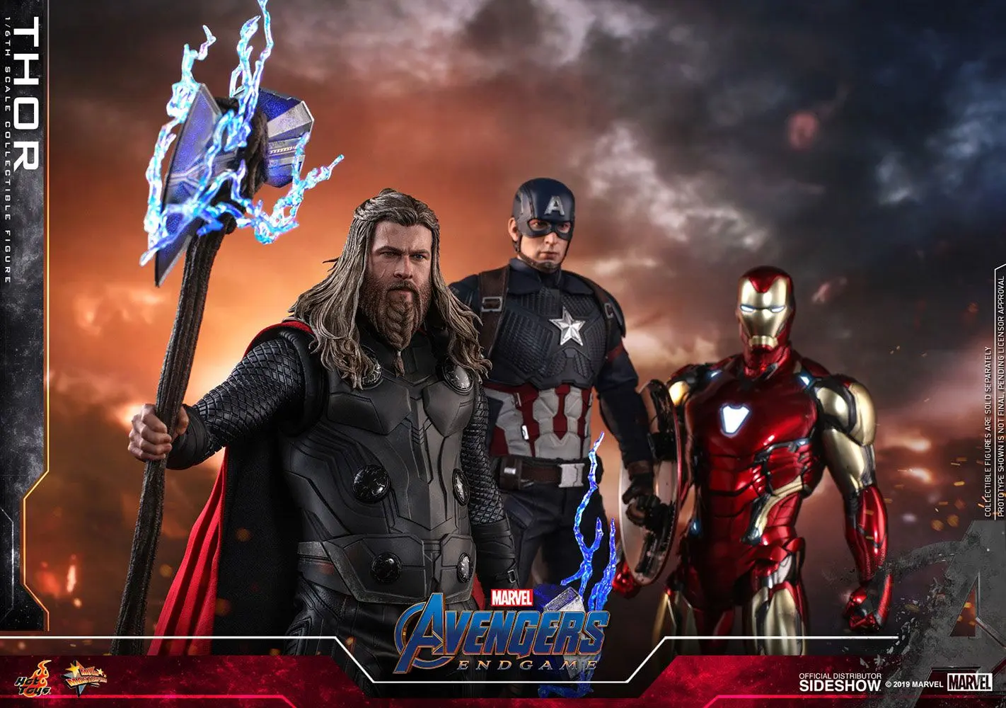 Avengers: Endgame Movie Masterpiece figurina de actiune 1/6 Thor 32 cm poza produsului