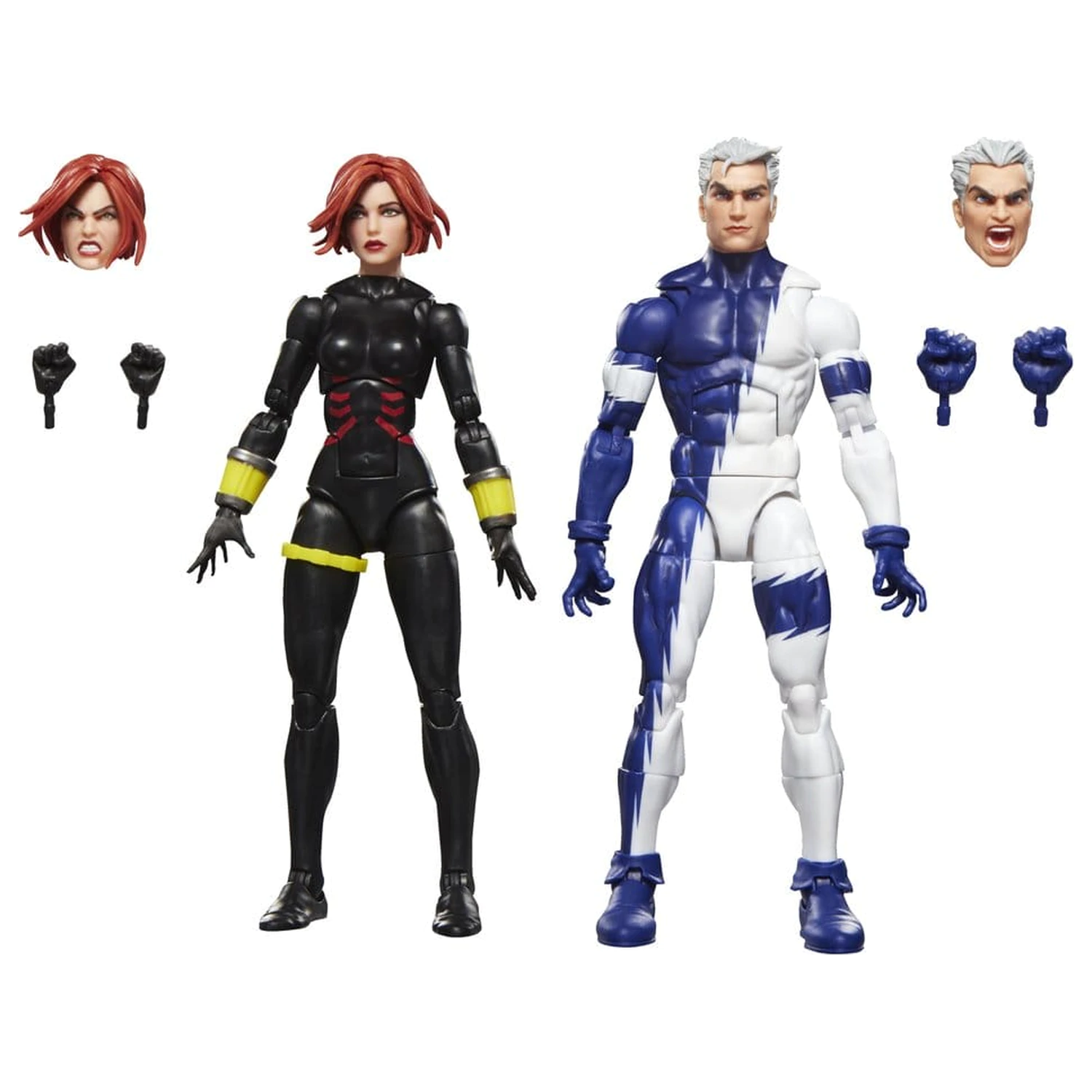Avengers Marvel Legends Figurina de actiune pachet 2 Black Widow & Quicksilver 15 cm poza produsului