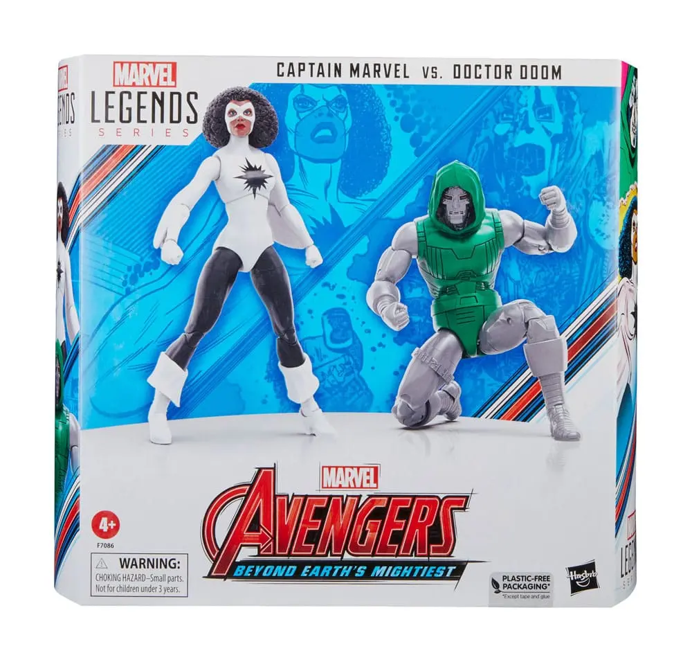 Figurine de acțiune Avengers Marvel Legends Captain Marvel vs. Doctor Doom 15 cm poza produsului