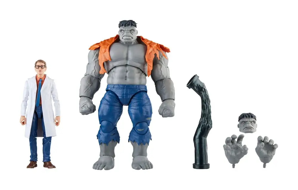 Avengers Marvel Legends Figurine de acțiune Gray Hulk & Dr. Bruce Banner 15 cm poza produsului