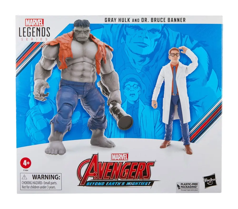 Avengers Marvel Legends Figurine de acțiune Gray Hulk & Dr. Bruce Banner 15 cm poza produsului