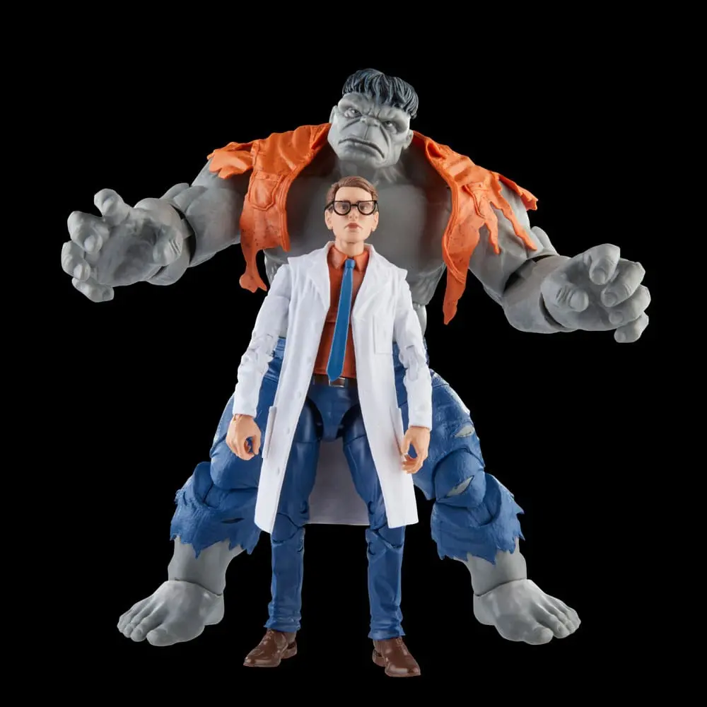 Avengers Marvel Legends Figurine de acțiune Gray Hulk & Dr. Bruce Banner 15 cm poza produsului