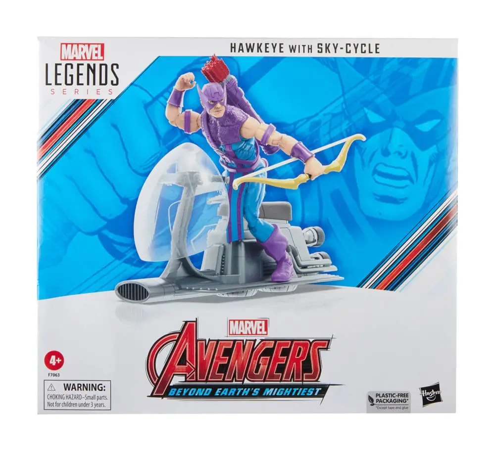 Avengers Marvel Legends Figurina de Acțiune Hawkeye cu Sky-Cycle 15 cm poza produsului