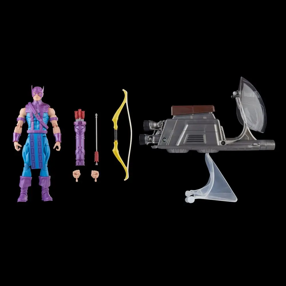 Avengers Marvel Legends Figurina de Acțiune Hawkeye cu Sky-Cycle 15 cm poza produsului