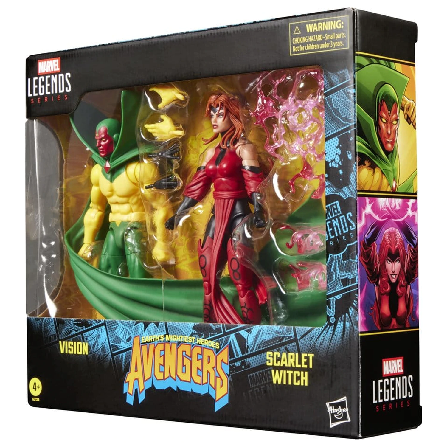 Avengers Marvel Legends Figurina de actiune 2-Pack Vision & Scarlet Witch 15 cm poza produsului