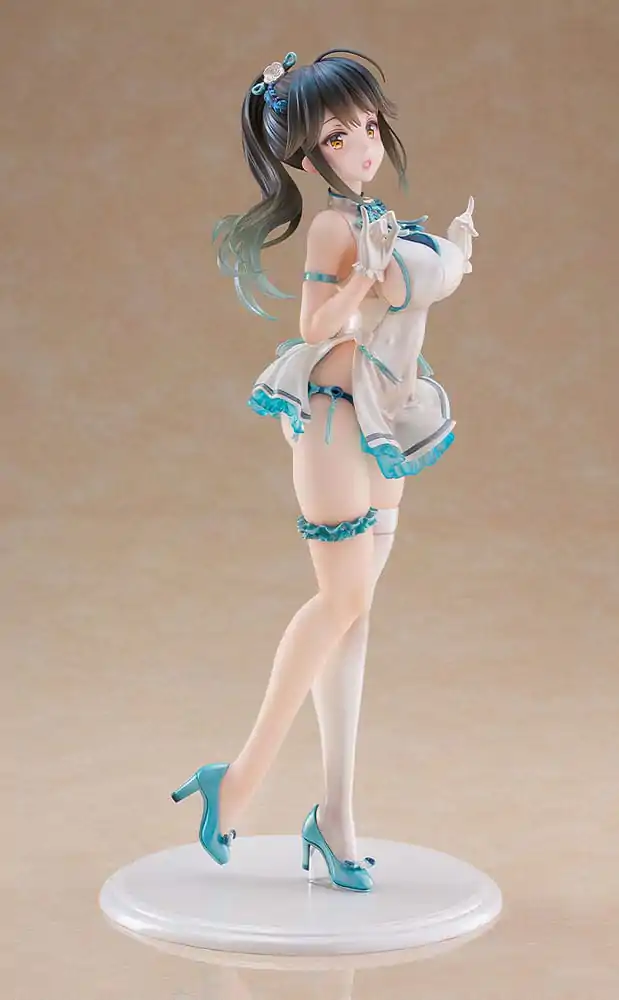 Statuie PVC Avian Romance Pink Label 5 1/6 Fată cu coadă de cal: Qipao 29 cm poza produsului
