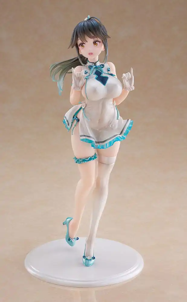 Statuie PVC Avian Romance Pink Label 5 1/6 Fată cu coadă de cal: Qipao 29 cm poza produsului