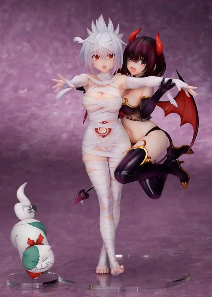 Ayakashi Triangle Statuie PVC Matsuri Kazamaki & Suzu Kanade & Shirogane 25 cm poza produsului