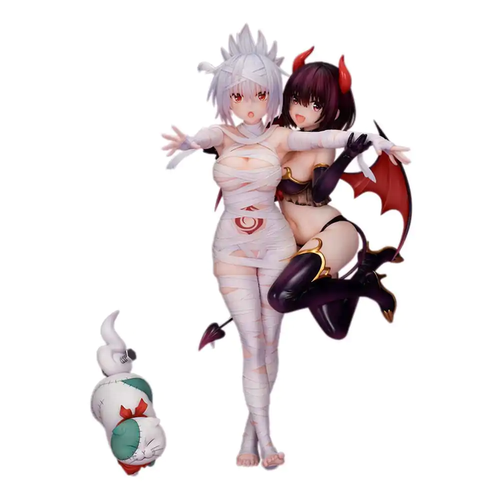 Ayakashi Triangle Statuie PVC Matsuri Kazamaki & Suzu Kanade & Shirogane 25 cm poza produsului