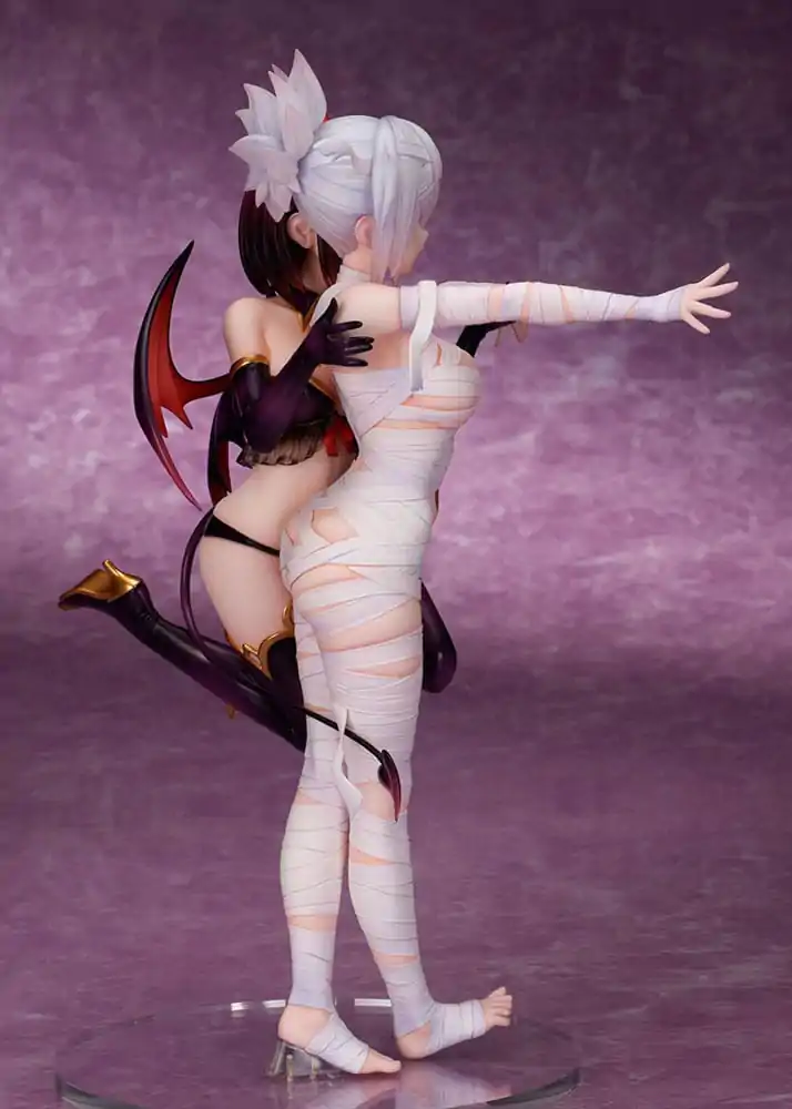 Ayakashi Triangle Statuie PVC Matsuri Kazamaki & Suzu Kanade & Shirogane 25 cm poza produsului
