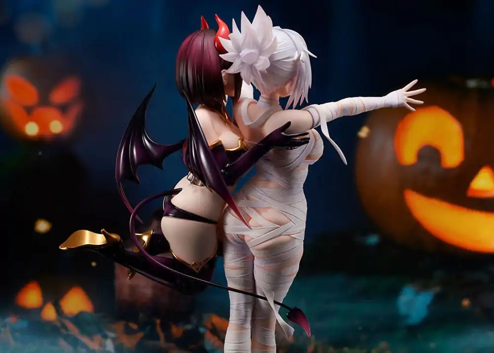 Ayakashi Triangle Statuie PVC Matsuri Kazamaki & Suzu Kanade & Shirogane 25 cm poza produsului