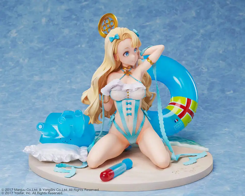 Azur Lane Statuie PVC 1/4 Emile Bertin costum de baie Côte d'Azur 21 cm poza produsului
