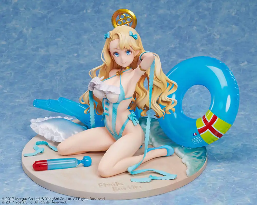 Azur Lane Statuie PVC 1/4 Emile Bertin costum de baie Côte d'Azur 21 cm poza produsului