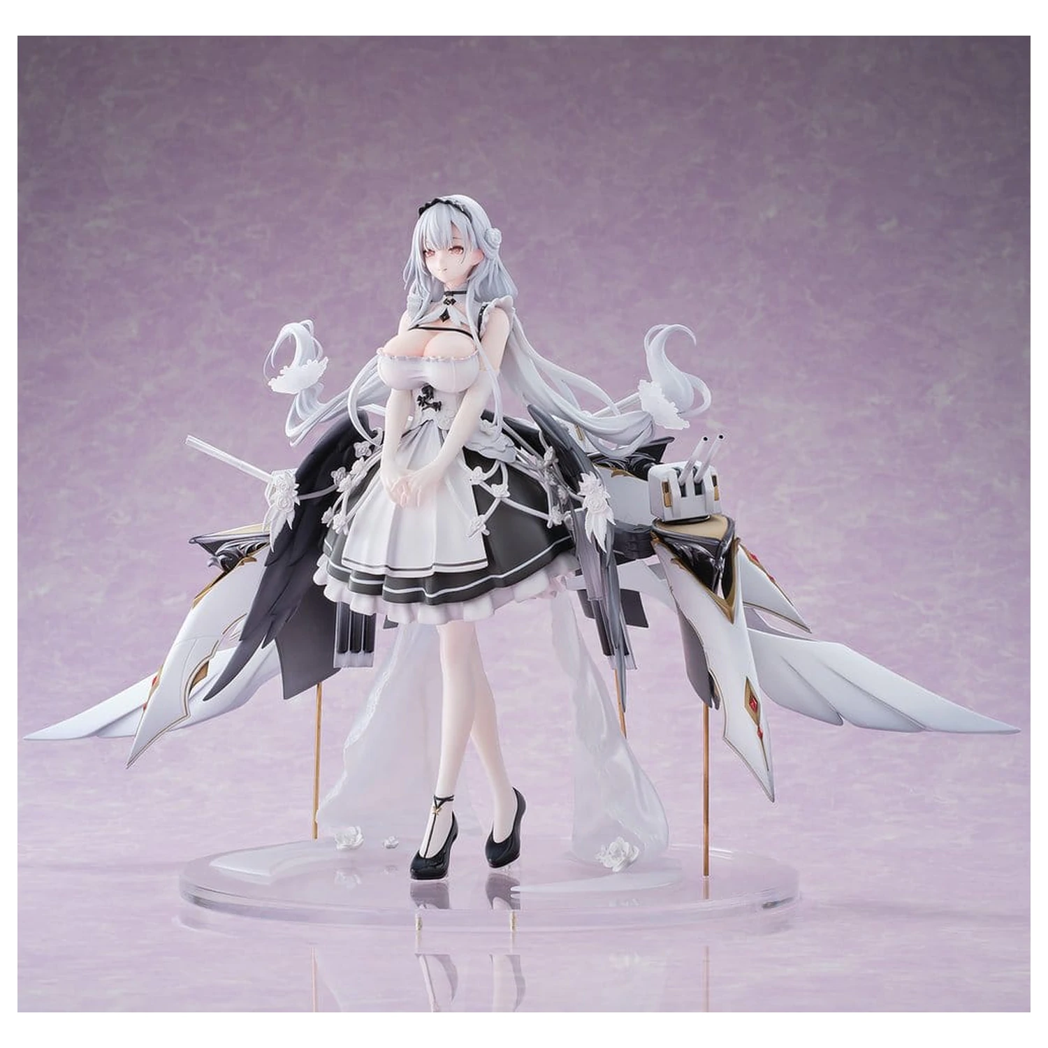 Azur Lane figurina PVC 1/6 Shira Heavy Armament Ver. 26 cm poza produsului