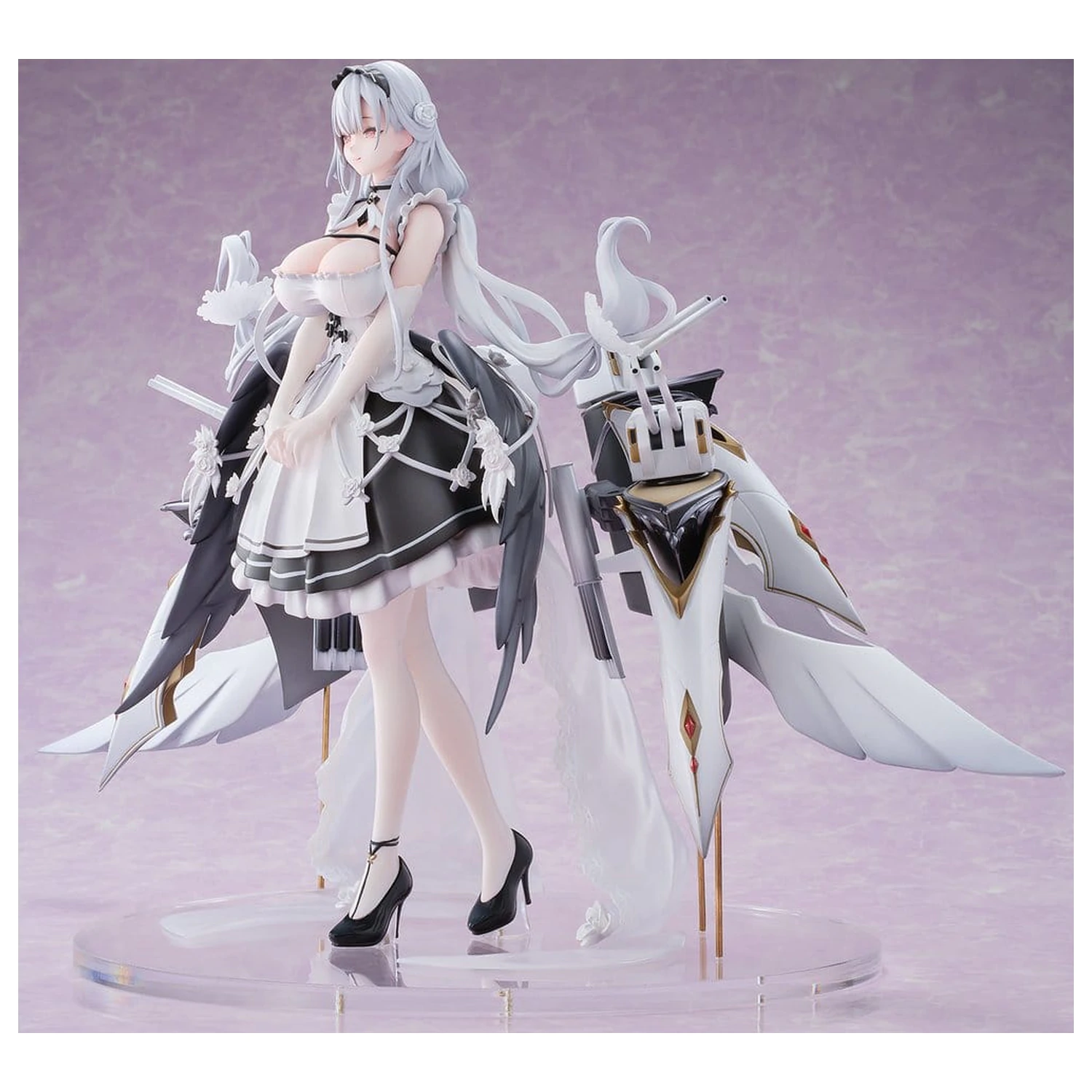 Azur Lane figurina PVC 1/6 Shira Heavy Armament Ver. 26 cm poza produsului