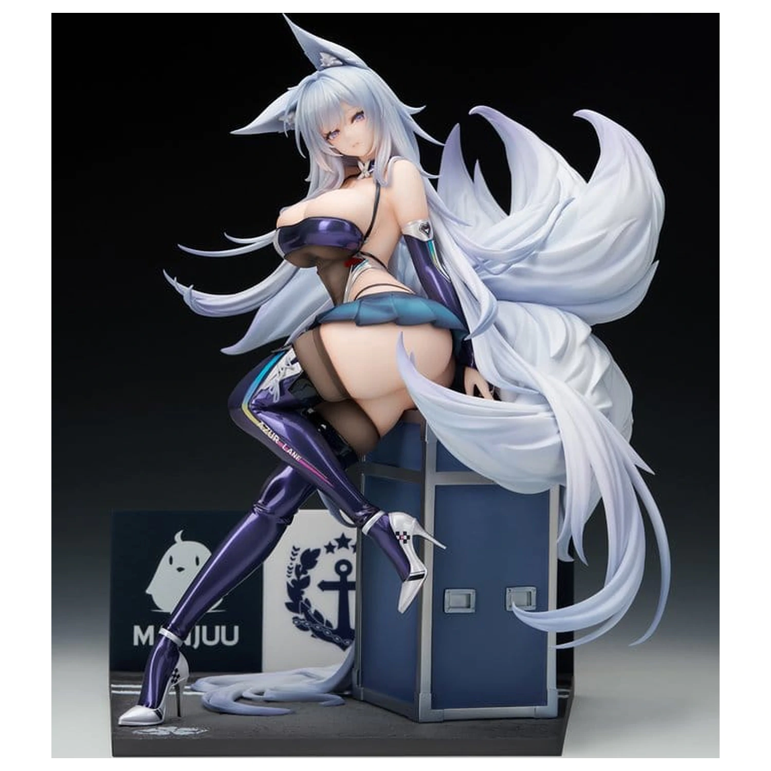 Azur Lane figurina PVC 1/7 Shinano Moonlit Chrome Ver. Acrylic Special Edition cu display 25 cm poza produsului