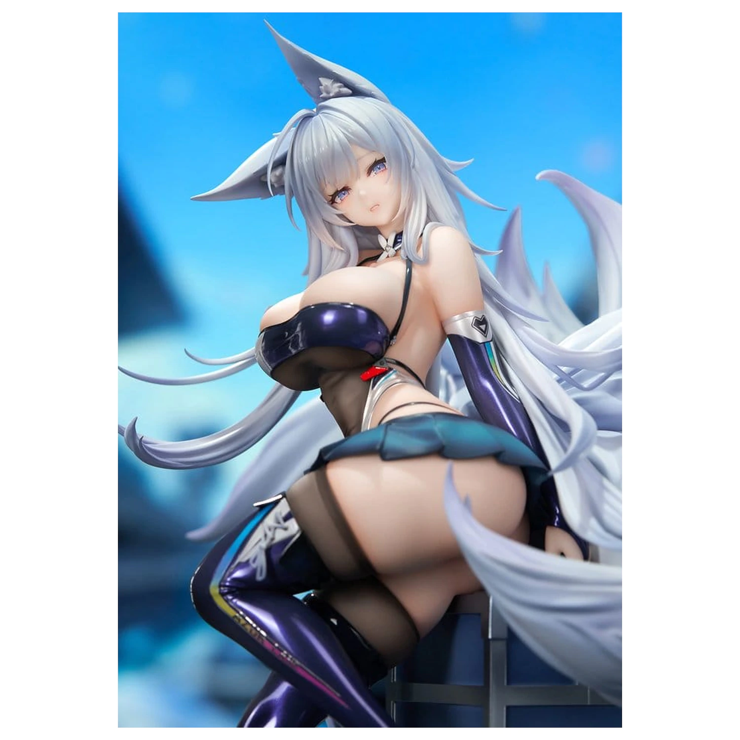 Azur Lane figurina PVC 1/7 Shinano Moonlit Chrome Ver. Acrylic Special Edition cu display 25 cm poza produsului
