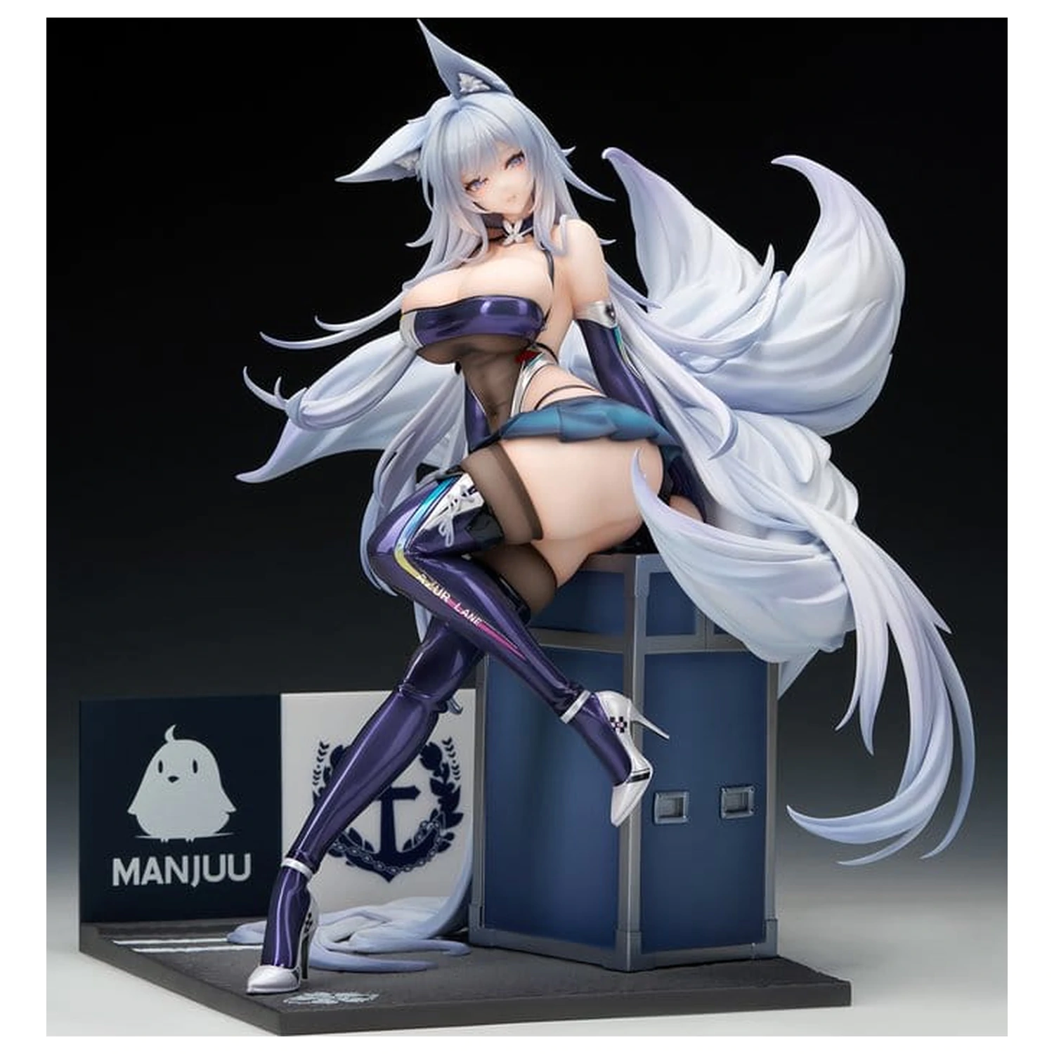 Azur Lane figurina PVC 1/7 Shinano Moonlit Chrome Ver. Acrylic Special Edition cu display 25 cm poza produsului