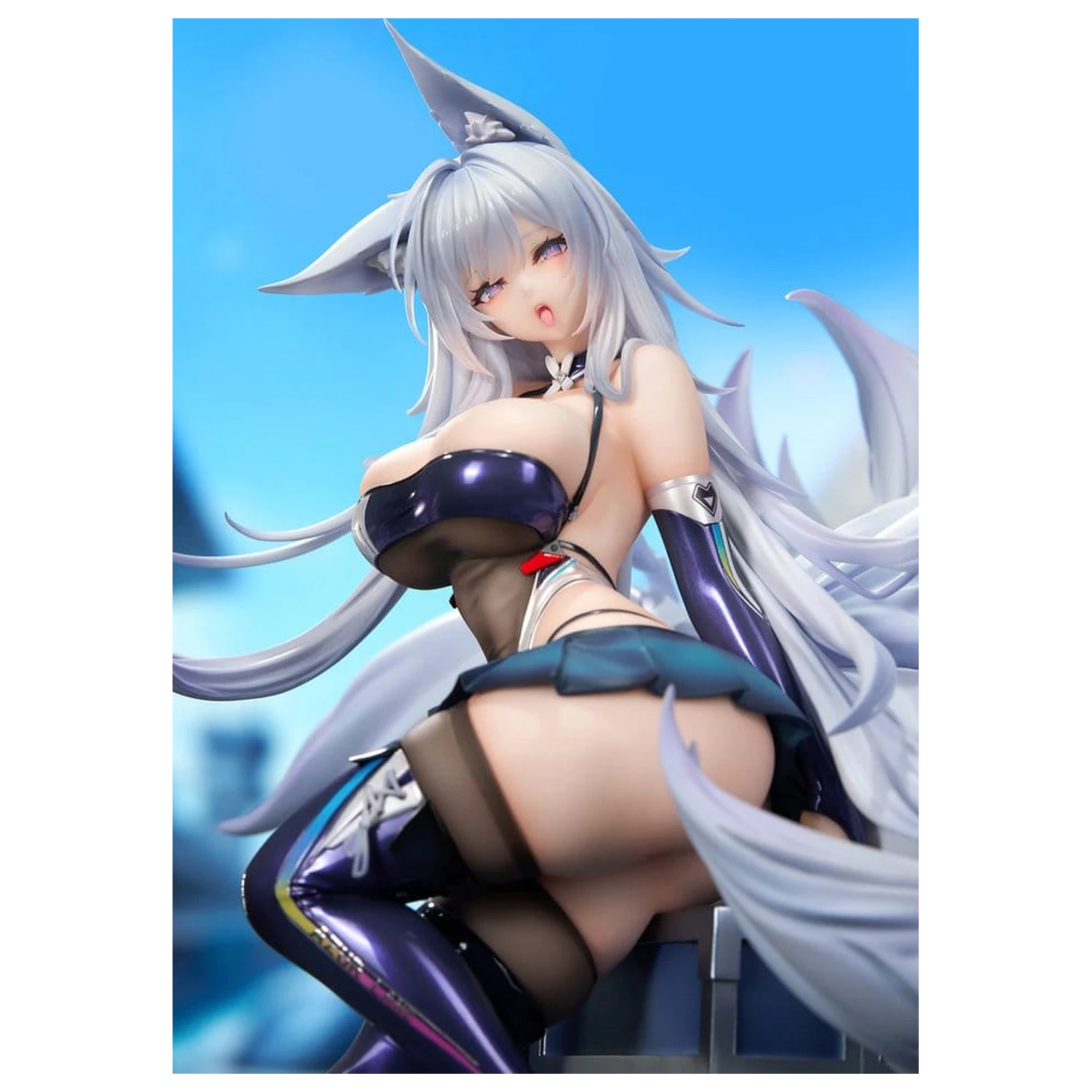 Azur Lane figurina PVC 1/7 Shinano Moonlit Chrome Ver. Acrylic Special Edition cu display 25 cm poza produsului